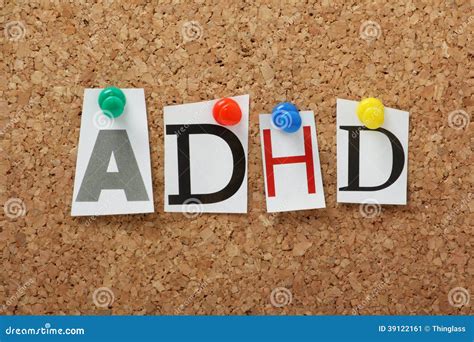 ADHD stock image. Image of distraction, awareness, letters - 39122161
