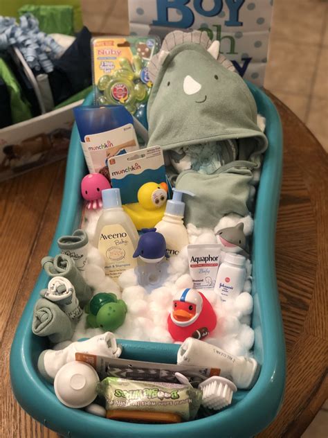 Baby Tub Gift Basket, Baby Shower Gift Basket, Baby Baskets, Shower ...