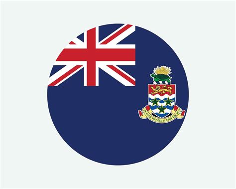 Cayman Islands Round Flag. Cayman Islands Circle Flag. British Overseas ...