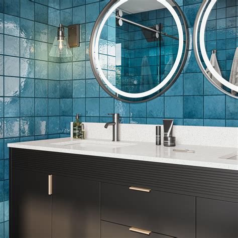 Zellige Marina Ceramic Tile | Floor and Decor