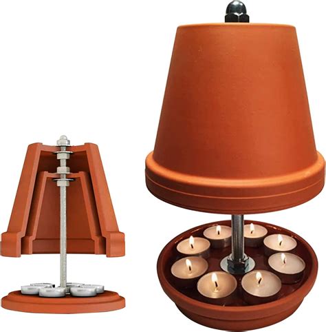 Amazon.com: TTSITG Clay Pot Heater, Tea Light Heater Clay Pot Heaters ...