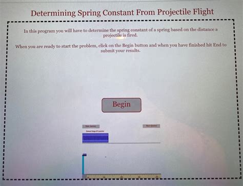 Image result for How to Find the Spring Constant Projectile