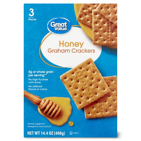 Delicious Honey Graham Crackers, 14,4 oz ao Melhor Preço
