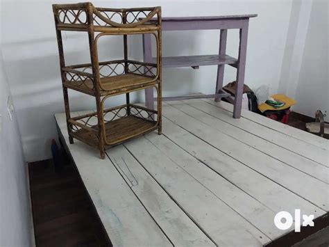 Bed with Study table and Book Shelf - Beds & Wardrobes - 1789424340