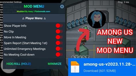 Image result for Among Us Mod Menu iOS