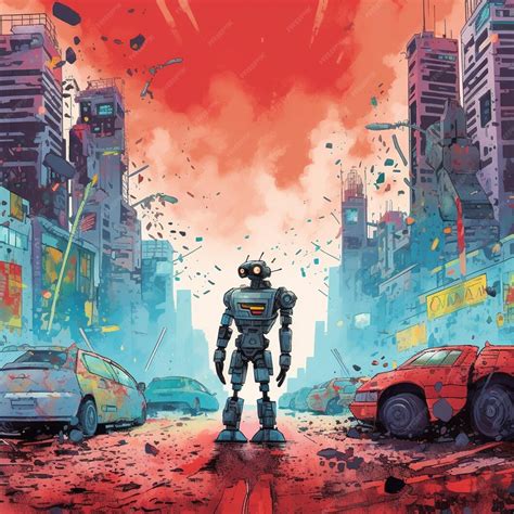 Red Robot Background 的图像结果