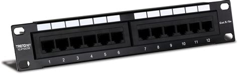 Buy TRENDnet 12-Port Cat5/5e Unshielded Patch Panel, TC-P12C5E, Wall or ...