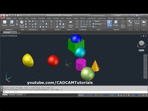 Image result for AutoCAD How to Create a Sphere