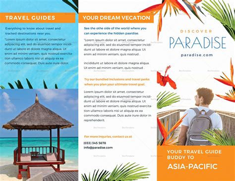 brochure design travel
