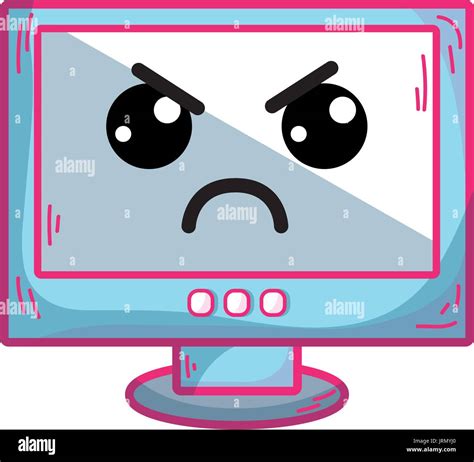 Image result for Computer Cute Angry