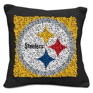 Buy NFL Pittsburgh Steelers Pillow Latch Hook Kit, 9-Inch Online at Low ...