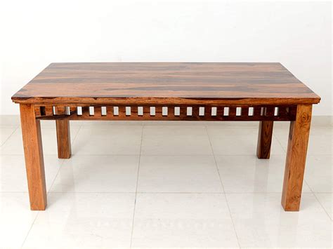 MH Decoart Sheesham Wood Rectangle Shape Dining Table Without Chairs ...