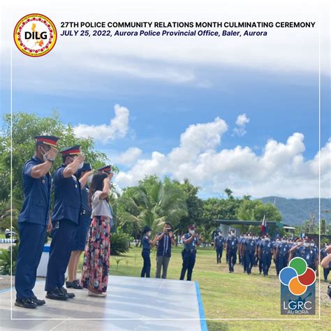 DILG AURORA SUPPORTS PNP’S POLICE COMMUNITY RELATIONS CULMINATING CEREMONY