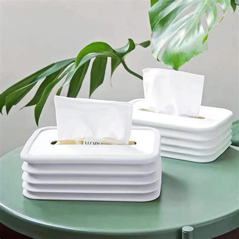 Tissues Holder Silicone Simple Tissue Box Tissues Cylinder Tissues Cub ...