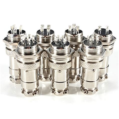 Shomy 4 : M16 16mm 2/3/4/5/6/7/8Pins Screw Type Electrical Aviation ...