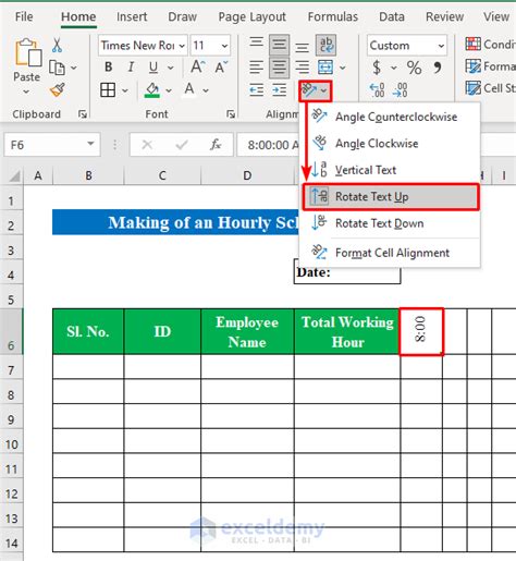 Image result for How to Program Hours in Excel