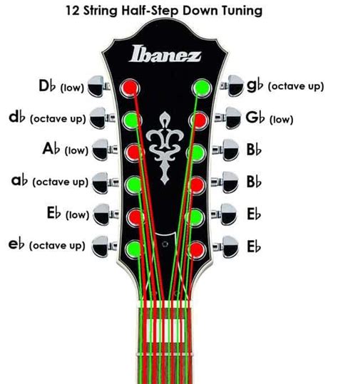 Image result for D Tuning a 12 String