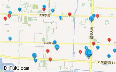 企业电子地图制作-公司客户分布电子地图制作-子公司分布电子地图制作-地图库-DiTuK.com