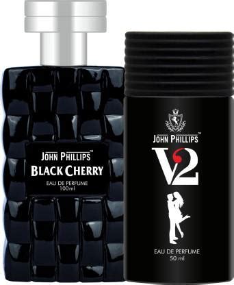 Buy John Phillips BLACK CHERRY & V2 | Long Lasting | Combo Eau de ...