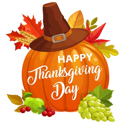 Thanksgiving Greeting Cutout | Pumpkin Wall & Party Décor with Pilgrim ...