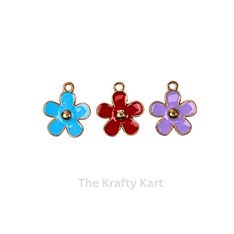 Charm - 5 Kali Flower | The Krafty Kart Wholesale Resin Store