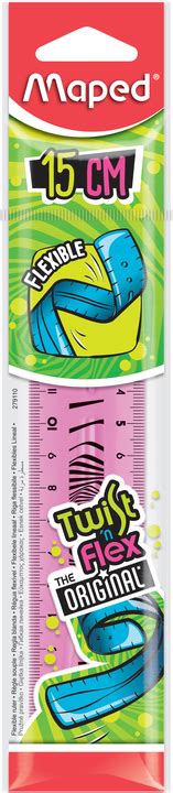 FLAT RULER TWIST’N FLEX 15CM BAG – Maped India