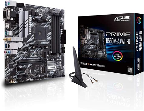 Buy ASUS Prime B550M-A WiFi AMD AM4 Zen 3 Ryzen 5000 & 3rd Gen Ryzen ...