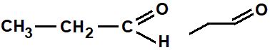 Image result for C3H6O Structural Formula
