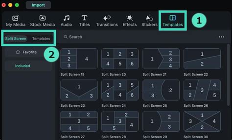 Filmora 9 Split Screen Tutorial 的图像结果