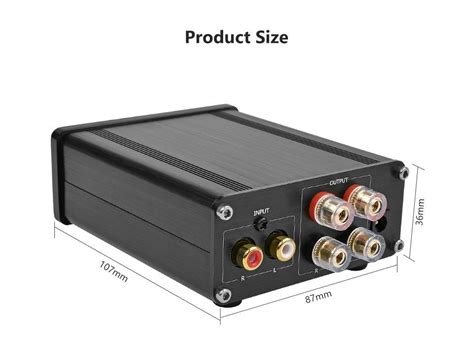 Buy Dual Channels Power Amplifier HiFi Amplificador Digital Home Amp ...