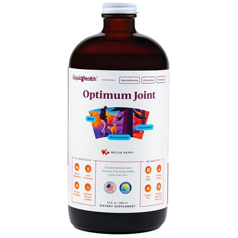 Liquidhealthoptimum Joint Support Supplement With Glucosamine ...