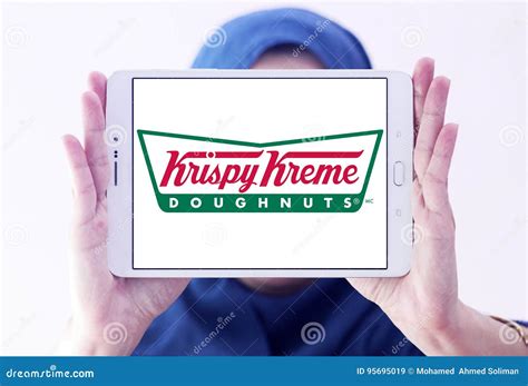 Krispy kreme doughnut logo editorial stock image. Image of icons - 95695019