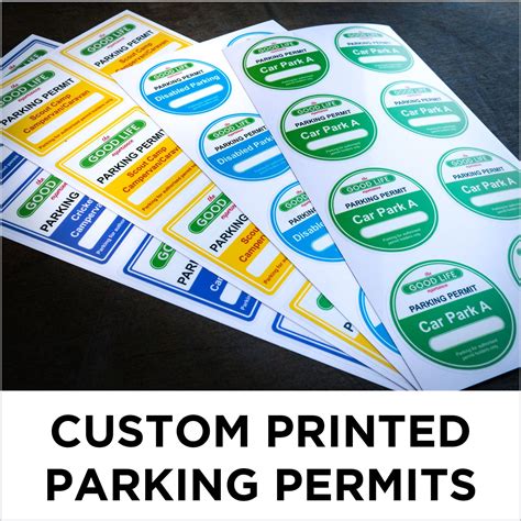 Parking Permit Window Stickers | Custom Parking Permits | Stickers4