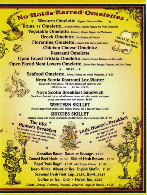 Rhodes North Tavern menus in Sloatsburg, New York, United States