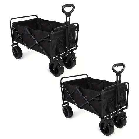Kuber Industries (Set of 2) Garden Wagon Cart with Wheels Foldable & P ...