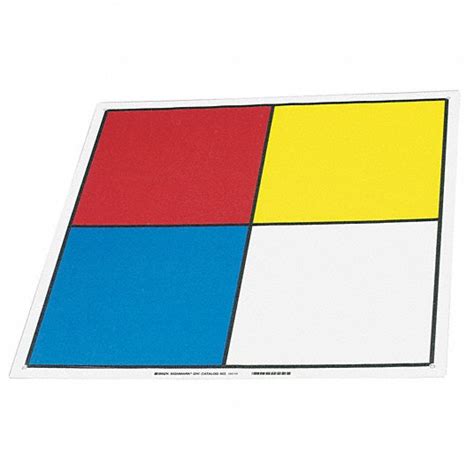 Fiberglass, 16 in Ht, Placard - 6G873|58510 - Grainger