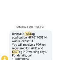 HDFC Bank — Fastag not Delivered | 2794362