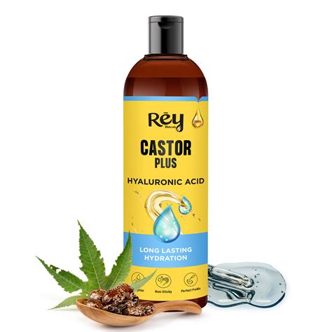 Buy Castor Plus Hyaluronic Oil - Nourishing Hair Oil 100ml – Rey Naturals