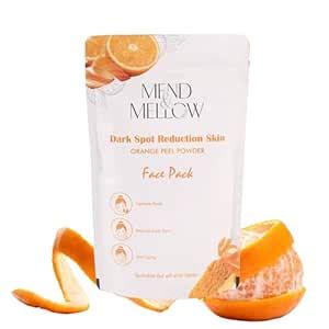 MEND & MELLOW Orange Peel Facepack Powder(100g)- for Dark Spot ...