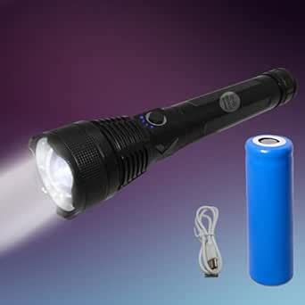 RENMAX Super Powerful Beam Zoomable Tactical LED Torch | Rainproof ...