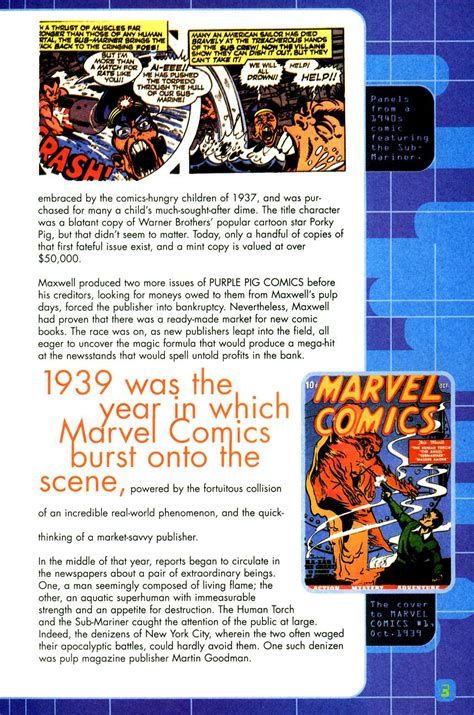 Read online The History of Marvels Comics comic - Issue # Full