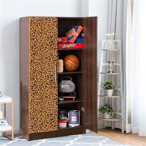 Aart Store Printed Almeera Engineered Wood Multipurpose Storage Two ...