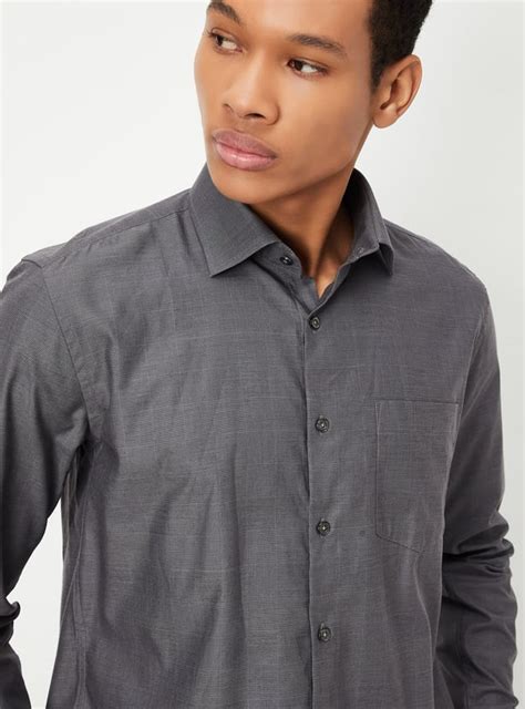 Buy Men Slim Fit Checked Formal Shirt Online at just Rs. 1049.0 ...