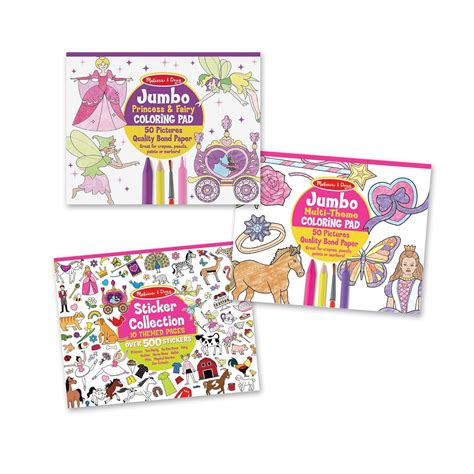 Buy Melissa & Doug Sticker Collection and Coloring Pads Set ...