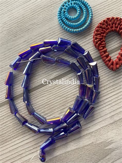 Cone Crystals - Rainbow Ink Blue – CrystalIndia