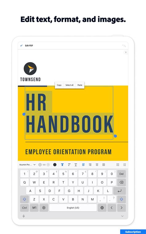Image result for Adobe Acrobat PDF Reader Mobile-App