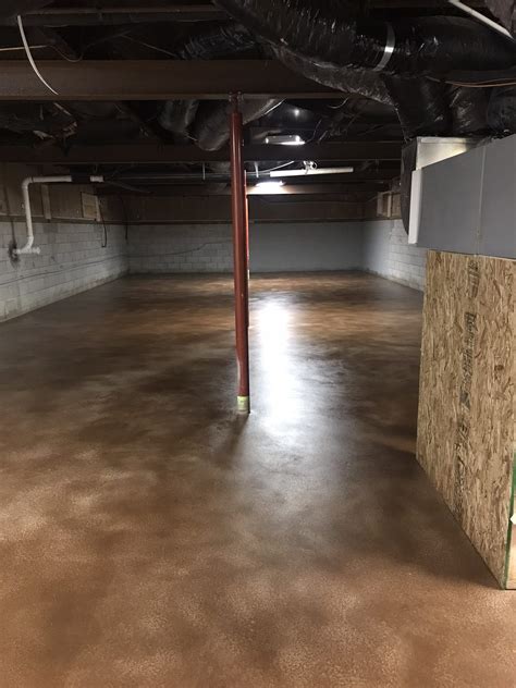 Stained concrete basement floor ideas – Artofit