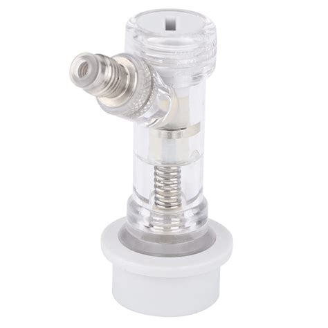 CLAPON Keg Connector, Transparent One-Way Internal Check Valve Ball ...