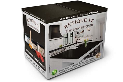 Retique It Liquid Wood Countertop Kit With Wood Gel Stain | Desertcart ...