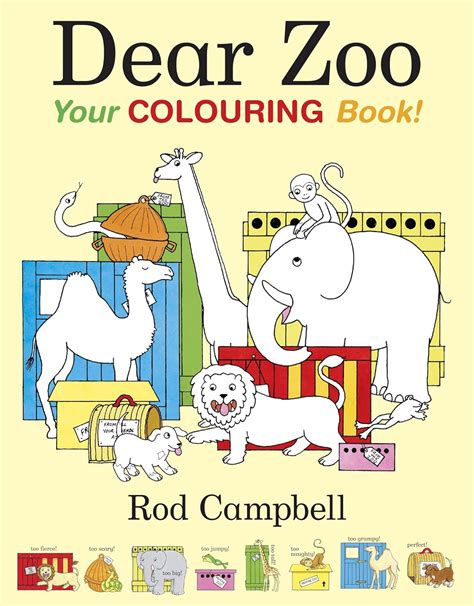Dear Zoo: Your Colouring Book: Rod Campbell: 9781035034932: Amazon.com ...